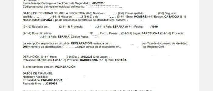 Certificado de Defunción: el documento esencial para gestionar la herencia, pensiones y trámites del fallecido 1 serper image 250 1780749681